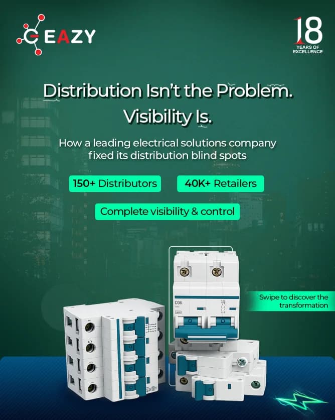 Distribution isn’t the problem. Visibility is. How a leading electrical solutions company fixed its distribution blind spots.